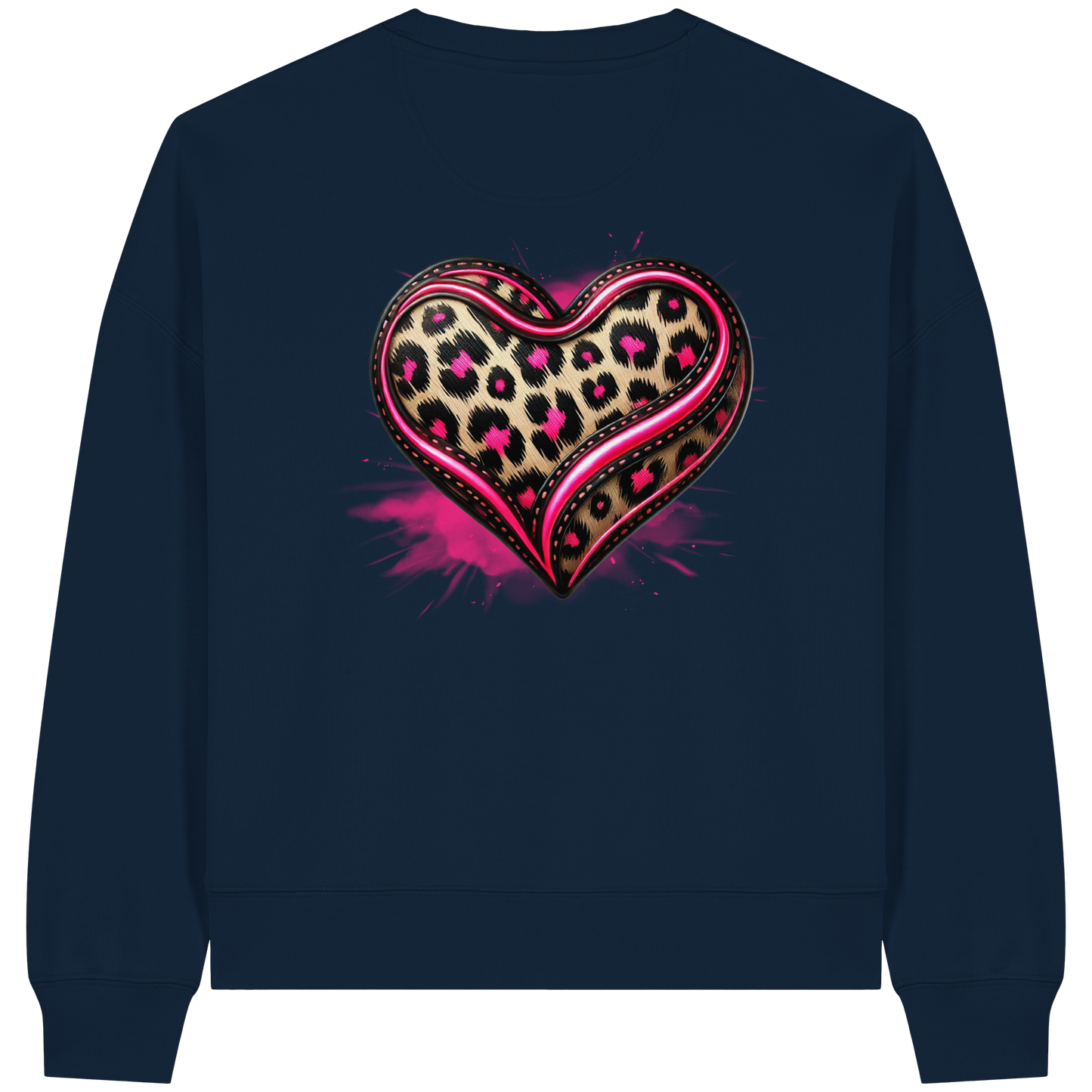 Wild Heart - Womens Organic Boxcut Sweatshirt