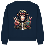 Sweat-shirt bio Boxcut pour femme Jungle Ink Monkey