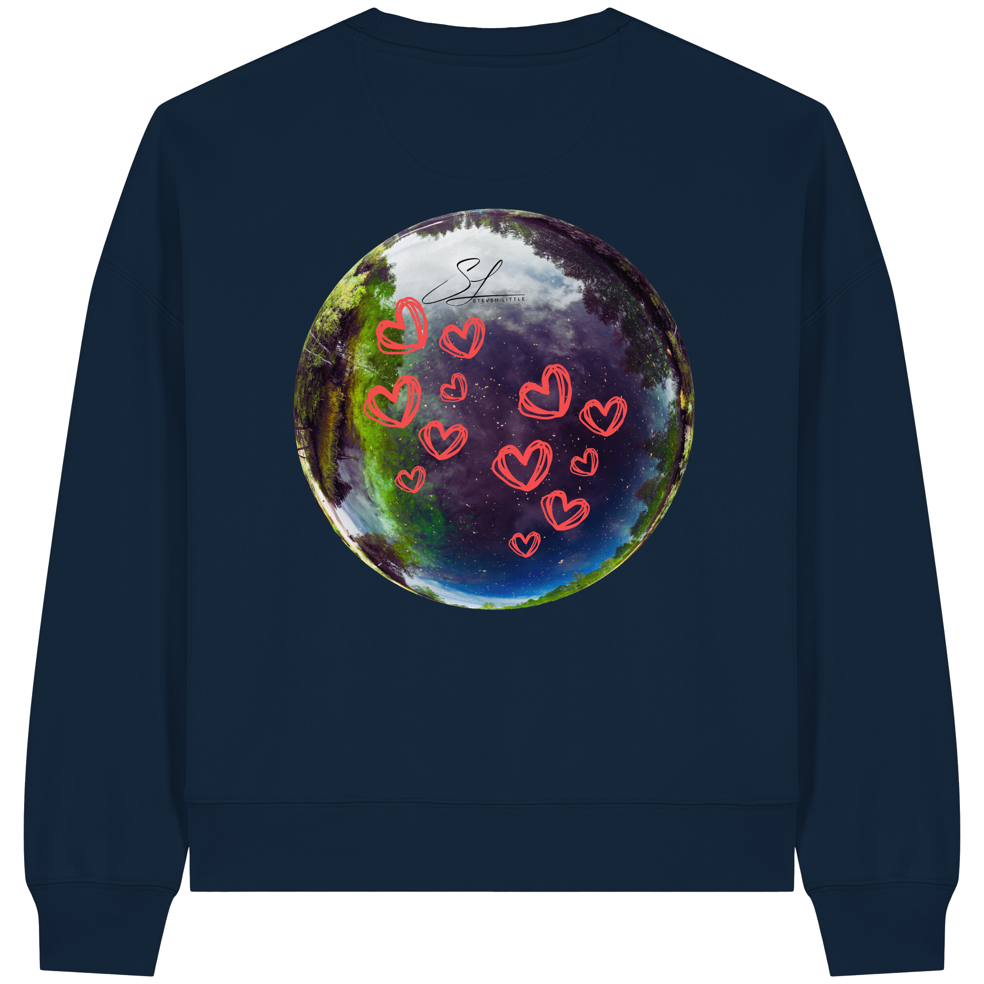 Love our World - Womens Organic Boxcut Sweatshirt