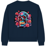 Glow Skull - Womens Organic Boxcut Sweatshirt