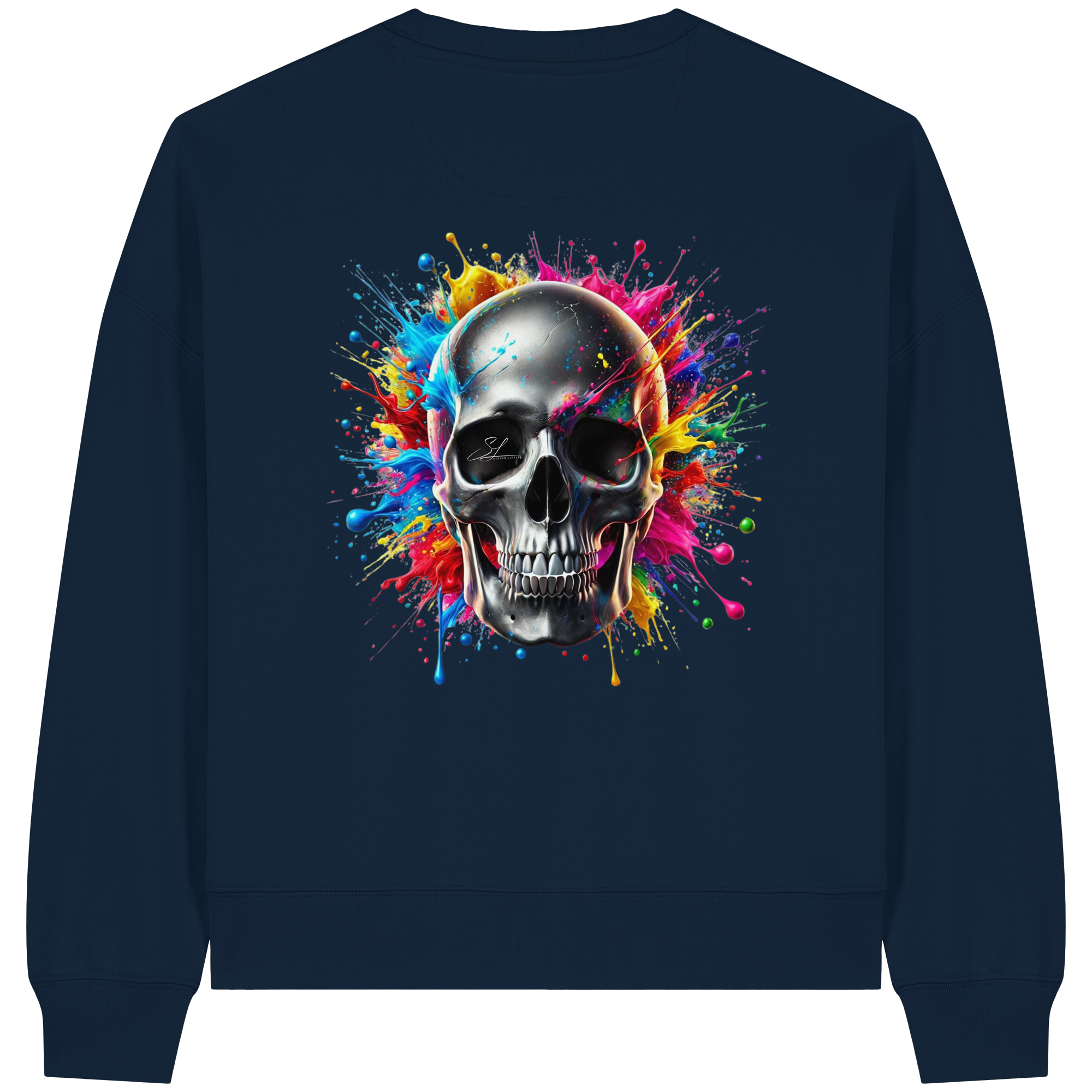 Explosion de vie - Sweat-shirt boxcut bio pour femme