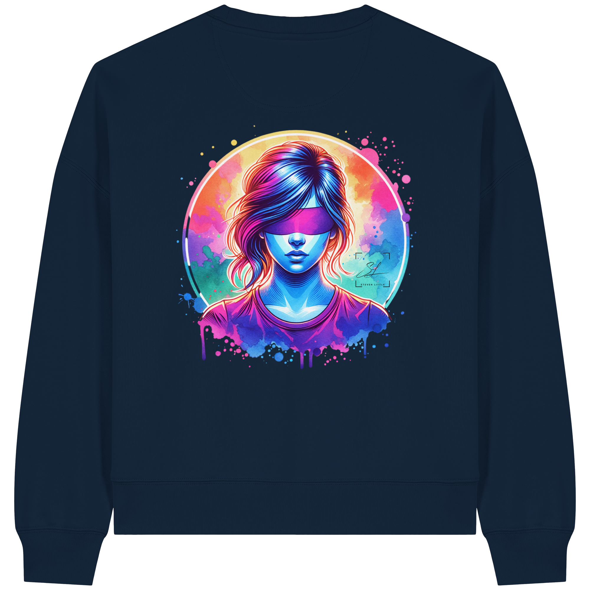 Mystic Vision - Womens Organic Boxcut Sweatshirt