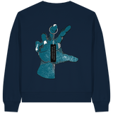 Statement Hand - Womens Organic Boxcut Sweatshirt