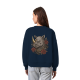 Inked Rhino - Womens Organic Boxcut Sweatshirt