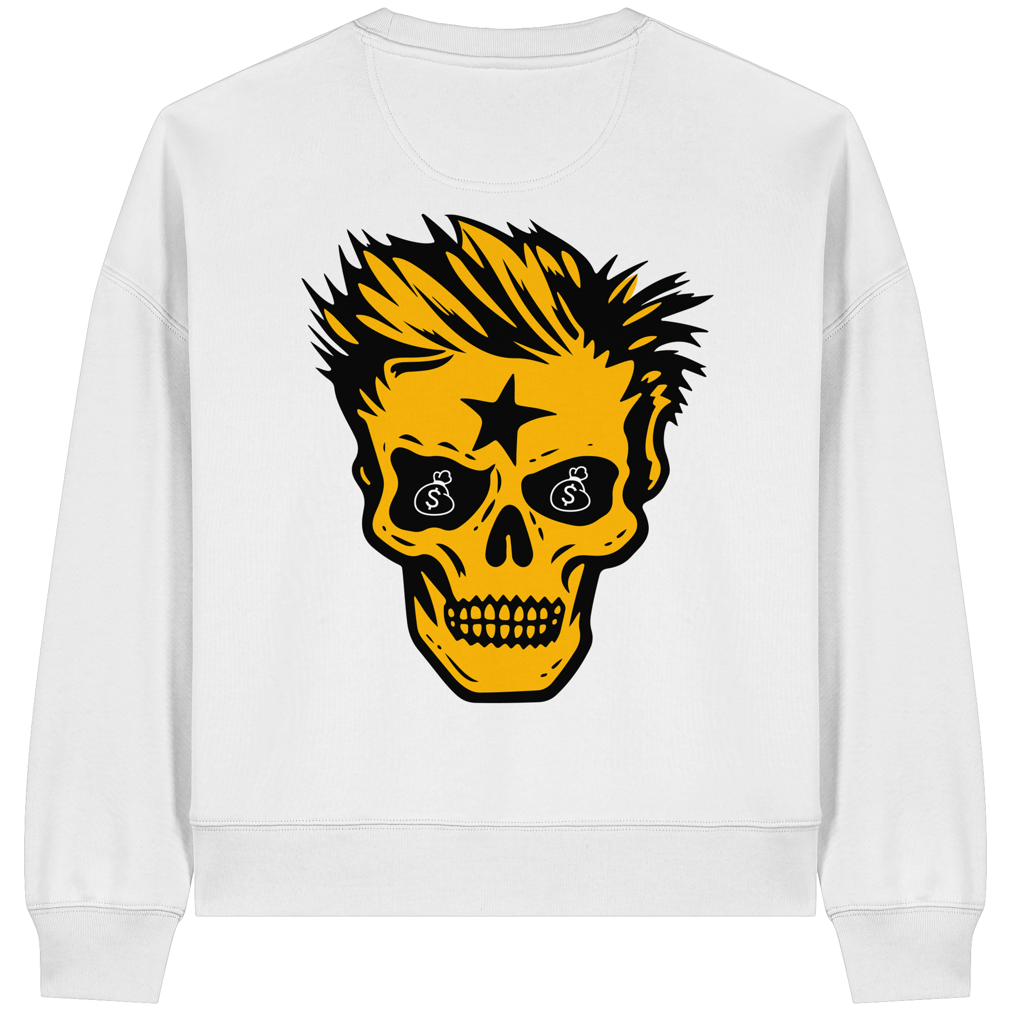 Golden Skull - Womens Organic Boxcut Sweatshirt
