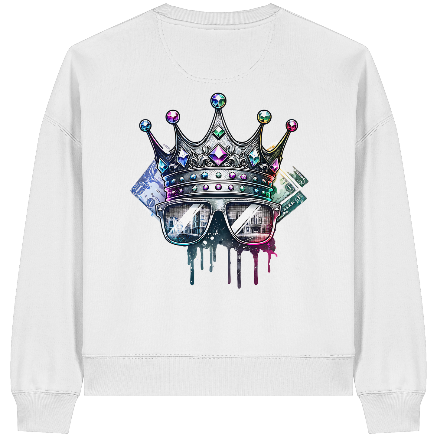 Royal Hustle - Sweat-shirt Boxcut bio pour femme