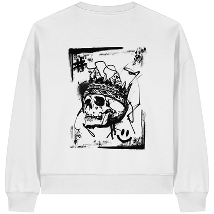 Monarch of Darkness - Womens Organic Boxcut Sweatshirt