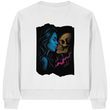 Kissing Skull - Womens Organic Boxcut Sweatshirt