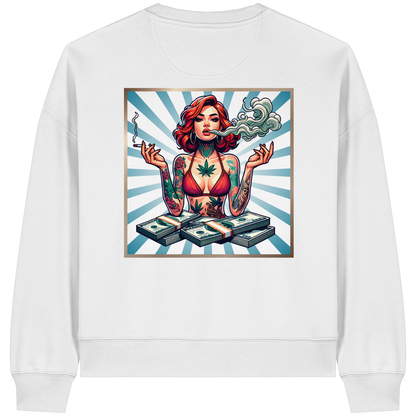 Rebel Rich - Womens Organic Boxcut Sweatshirt