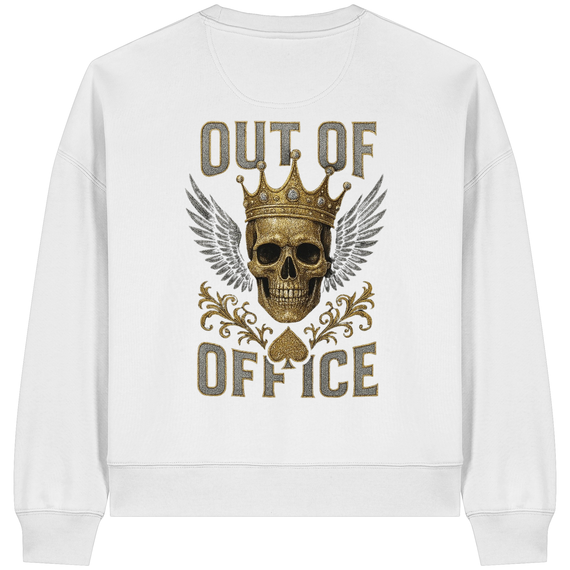 King out of Office - Womens Organic Boxcut Sweatshirt