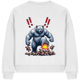 Teddy Terror - Womens Organic Boxcut Sweatshirt