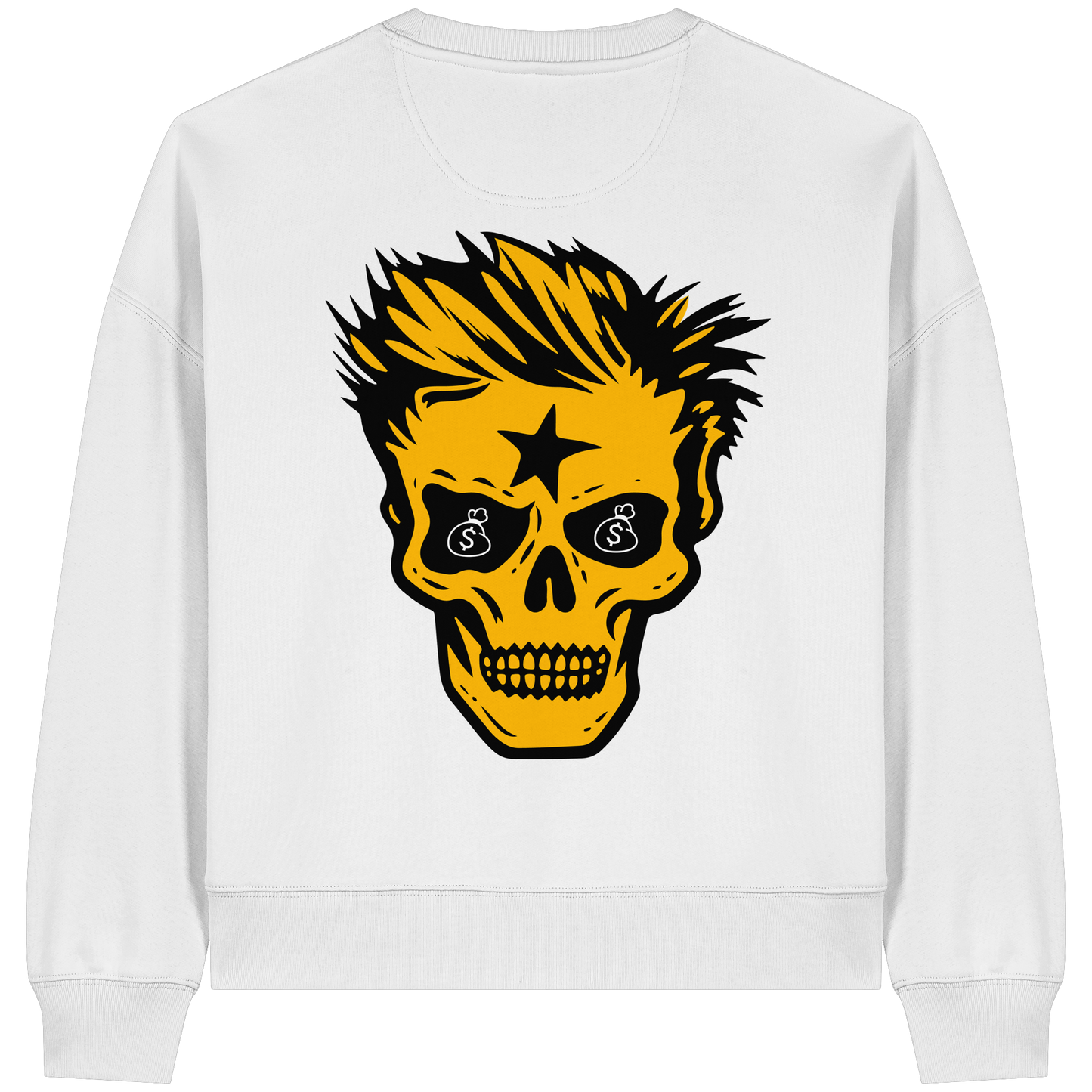 Golden Skull Dreams - Womens Organic Boxcut Sweatshirt