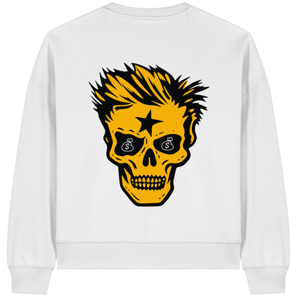 Golden Skull Dreams - Womens Organic Boxcut Sweatshirt