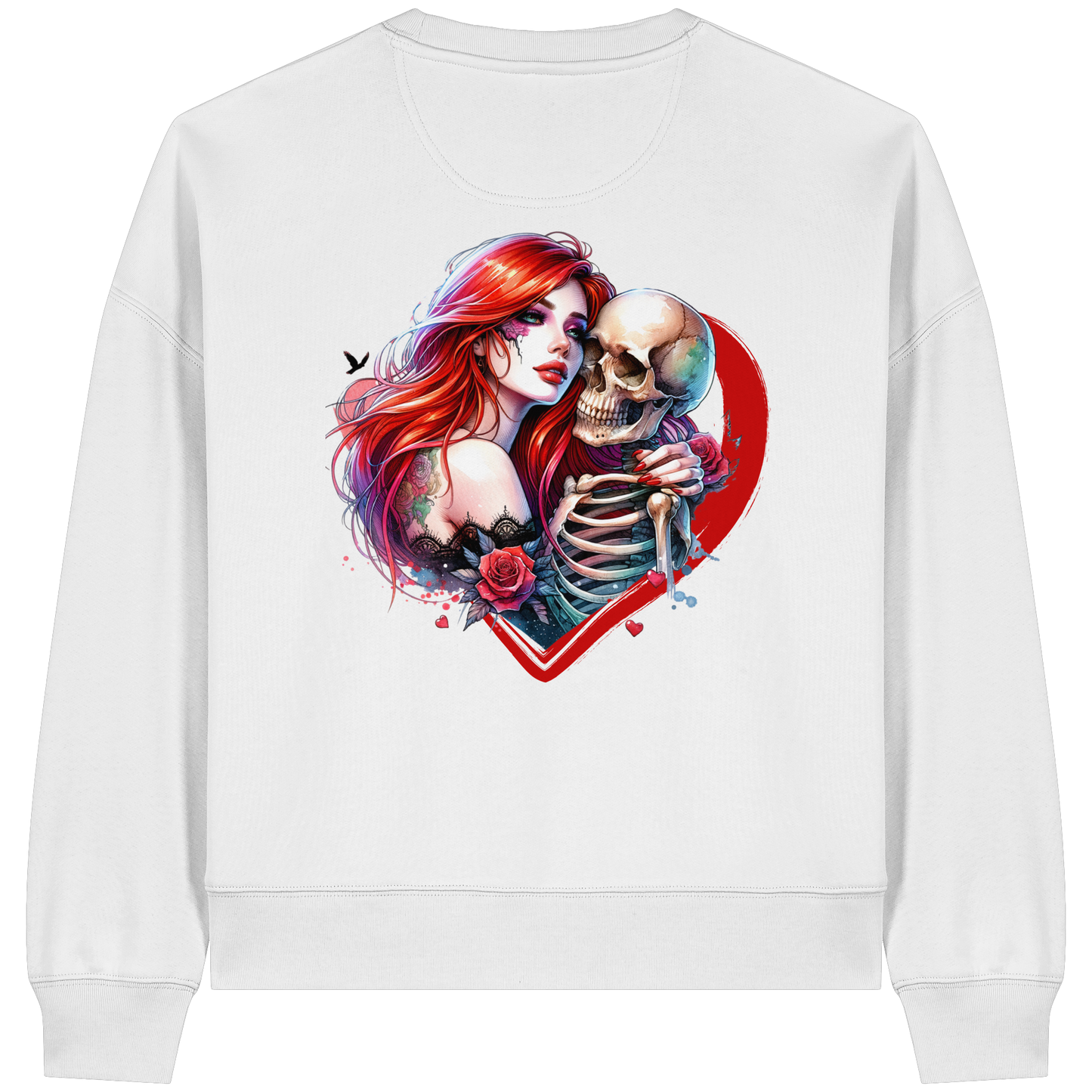 Eternal Love - Womens Organic Boxcut Sweatshirt