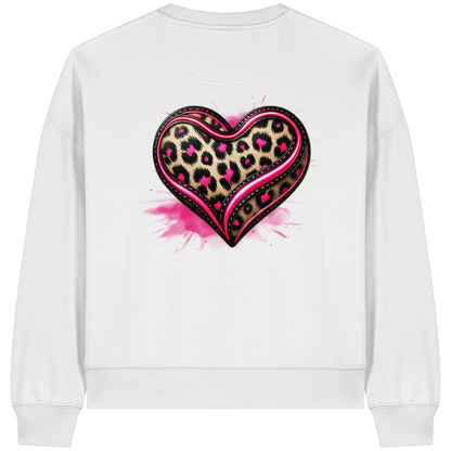 Wild Heart - Womens Organic Boxcut Sweatshirt