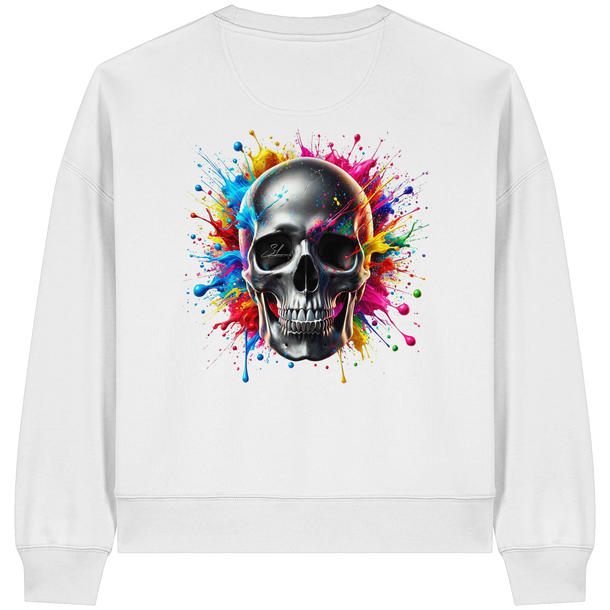 Explosion de vie - Sweat-shirt boxcut bio pour femme