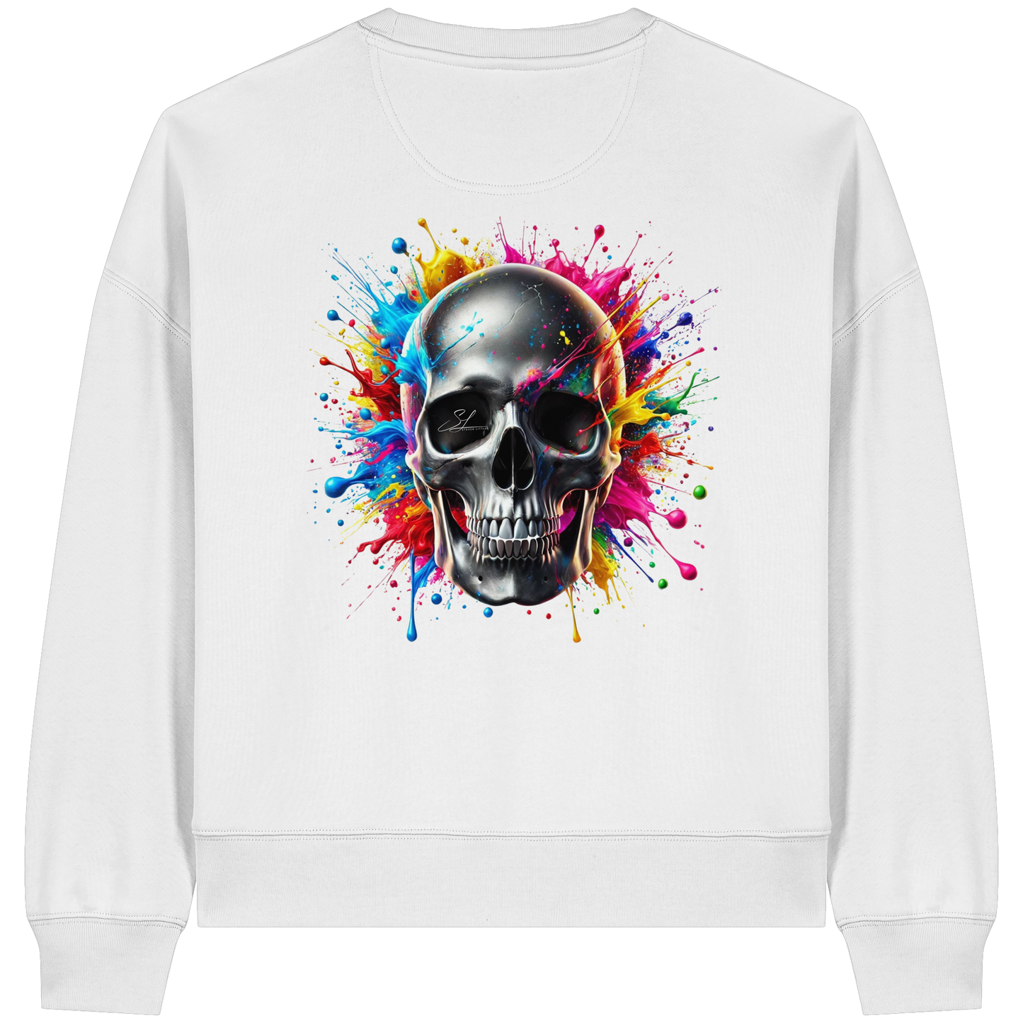 Explosion of Life - Womens Organic Boxcut Sweatshirt