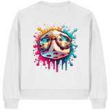 Sunset Vibes Dice - Womens Organic Boxcut Sweatshirt