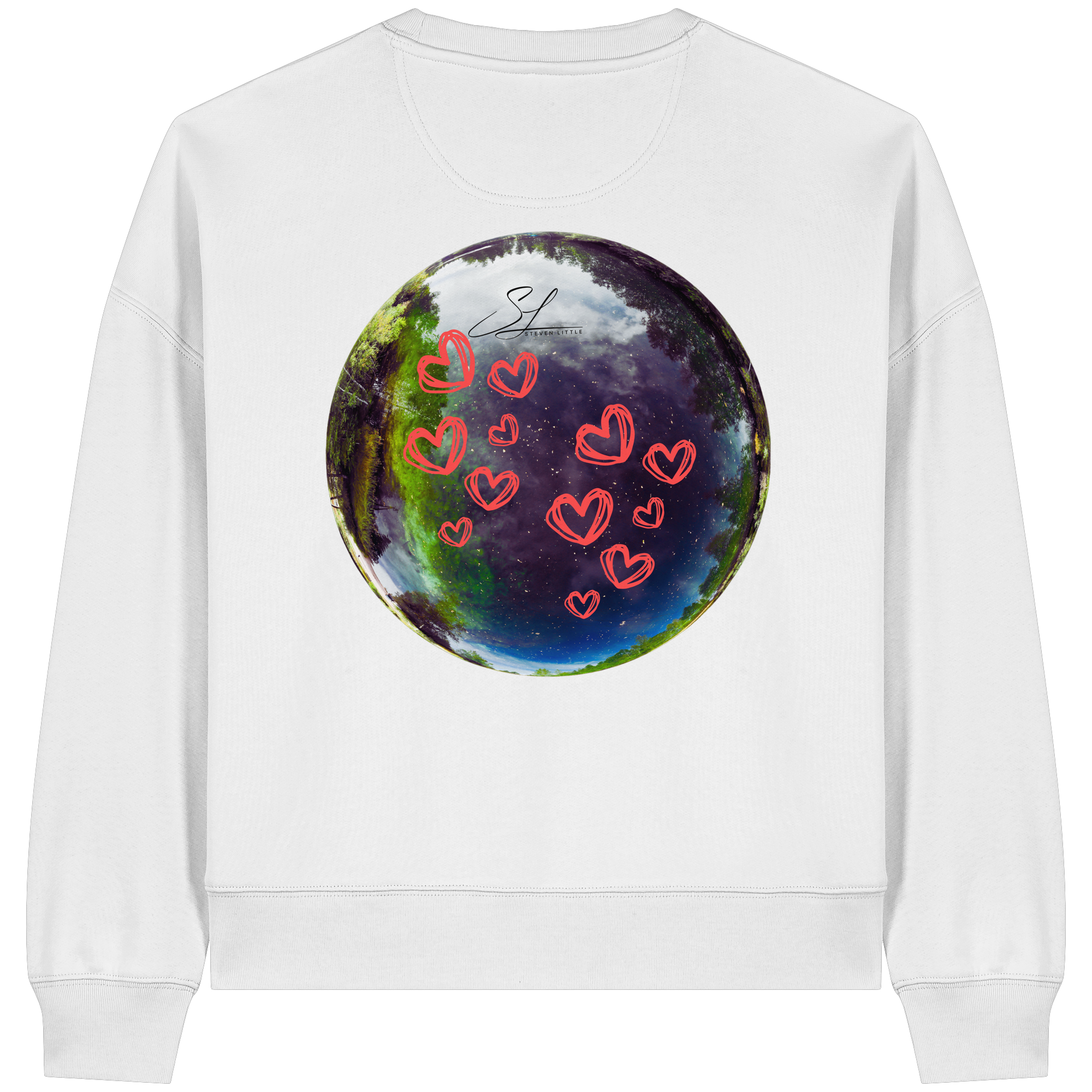 Love our World - Womens Organic Boxcut Sweatshirt