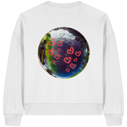Love our World - Womens Organic Boxcut Sweatshirt