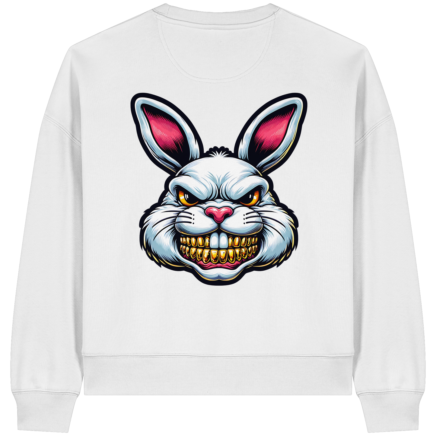 ToothBunny Terror - Womens Organic Boxcut Sweatshirt