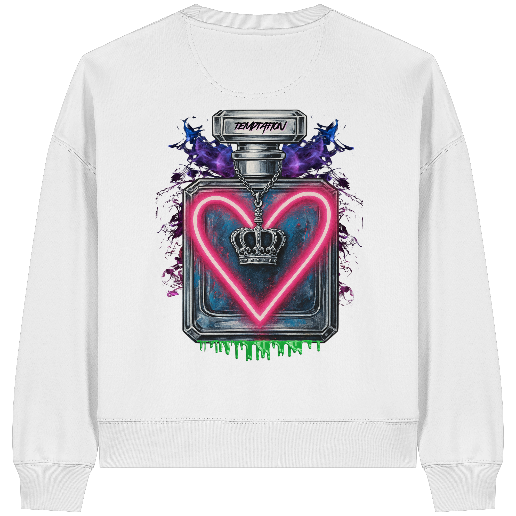 Temptation - Womens Organic Boxcut Sweatshirt