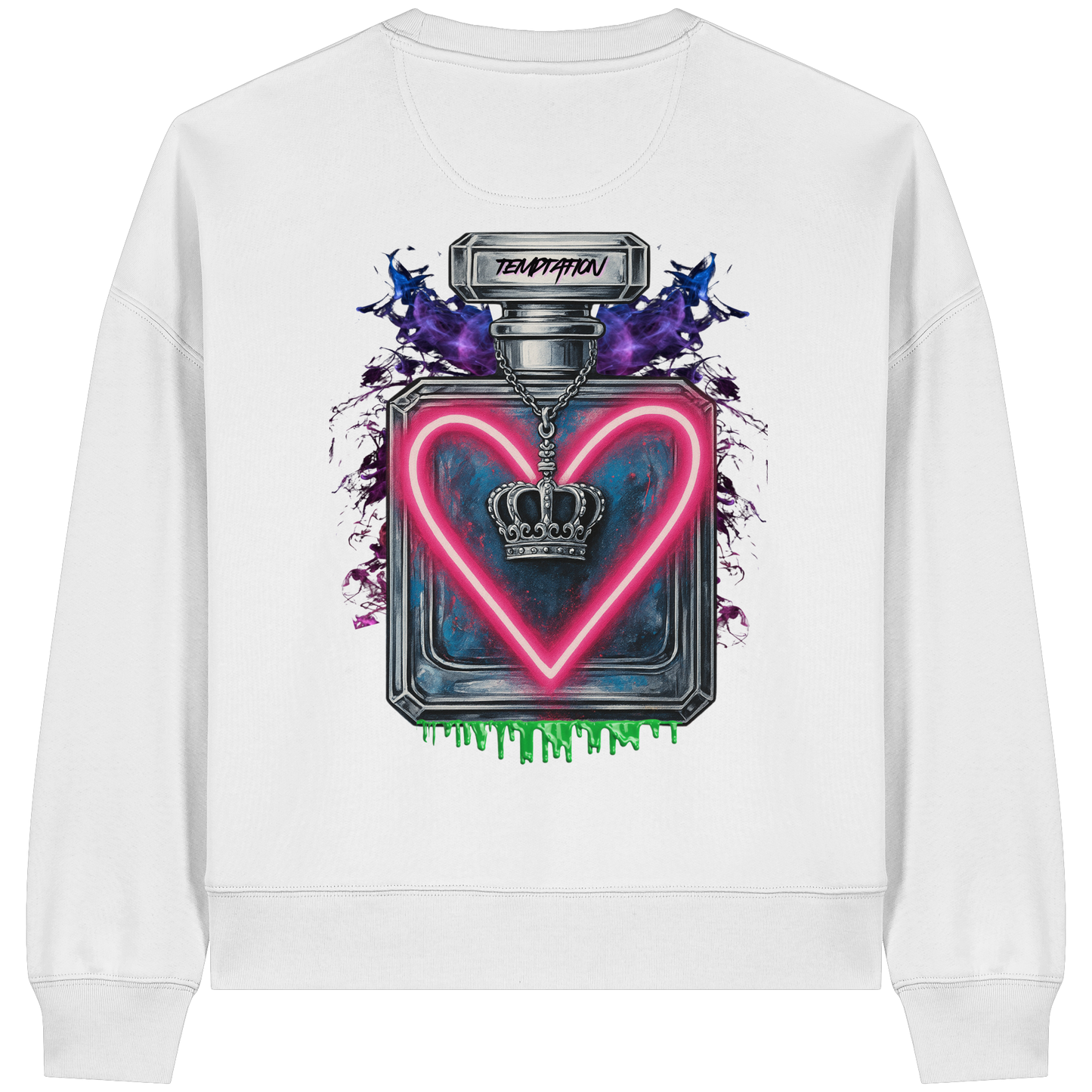 Temptation - Womens Organic Boxcut Sweatshirt