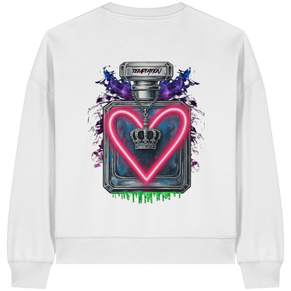 Temptation - Womens Organic Boxcut Sweatshirt