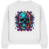 Sweat-shirt bio Boxcut pour femme Motif crâne galactique