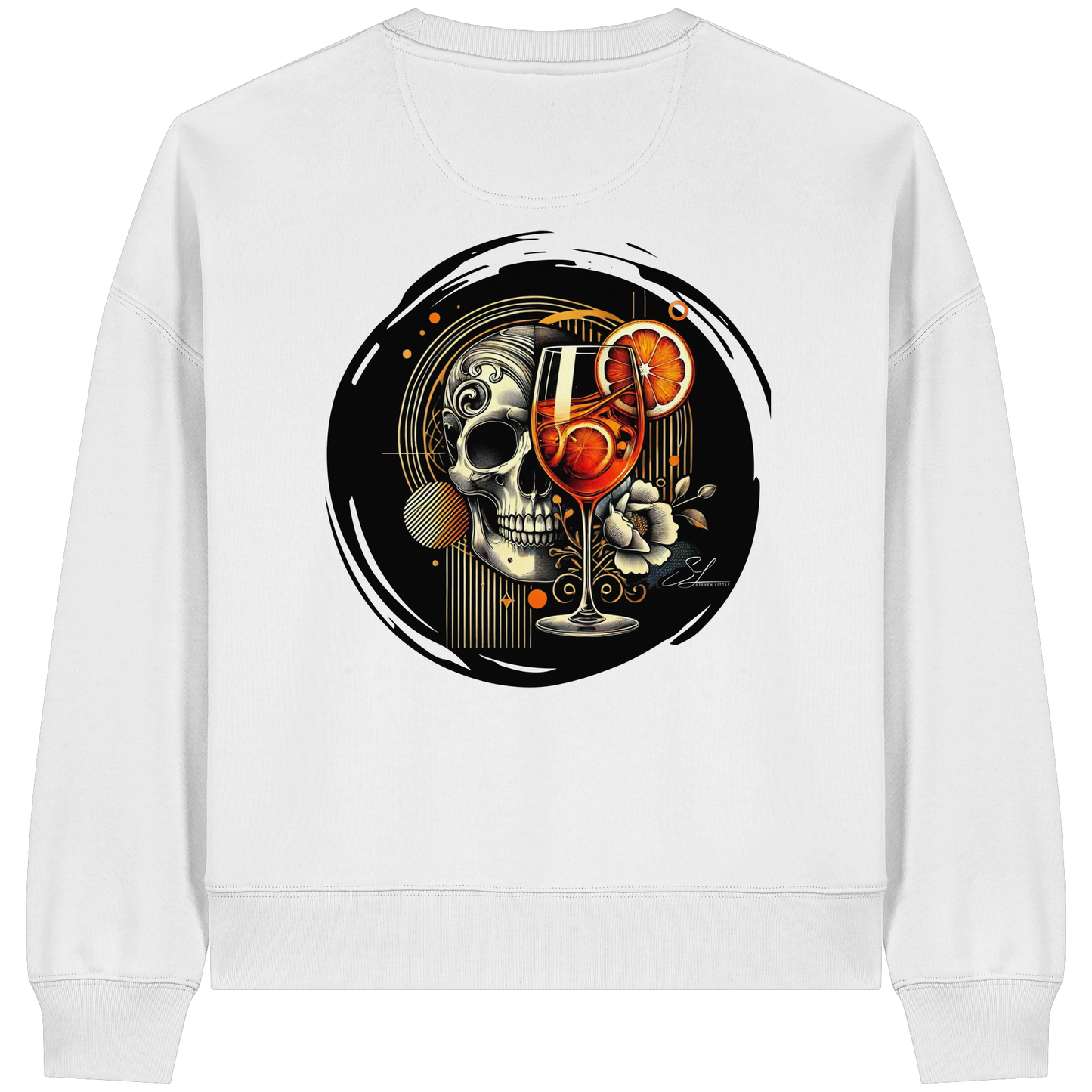 Esprit de la nuit - Sweat-shirt boxcut bio pour femme