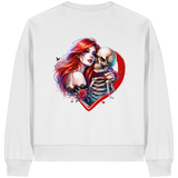 Forever Love - Sweat-shirt bio Boxcut pour femme