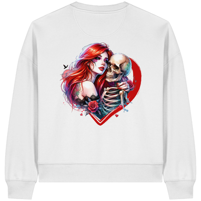 Forever Love - Womens Organic Boxcut Sweatshirt