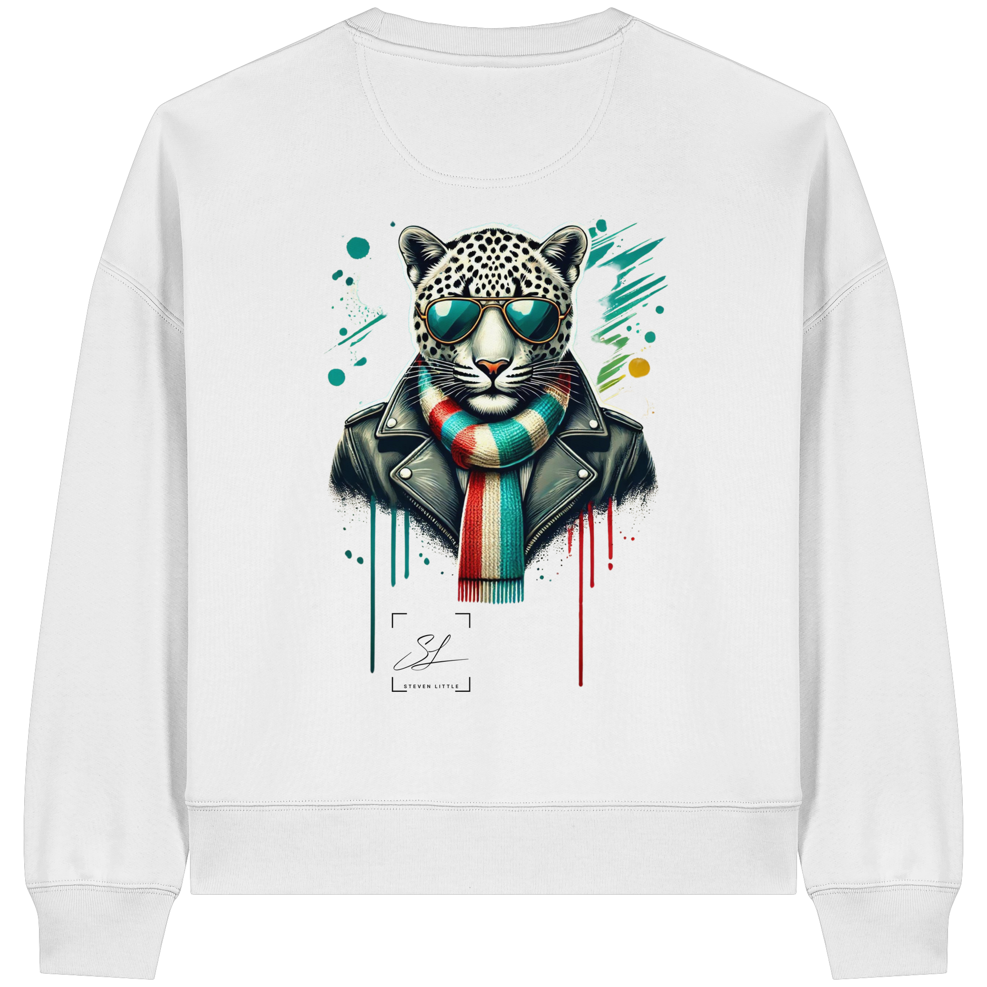 Urban Leopard - Womens Organic Boxcut Sweatshirt