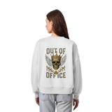 King out of Office - Womens Organic Boxcut Sweatshirt