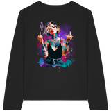 Rebel Rose - T-shirt bio à manches longues pour femme