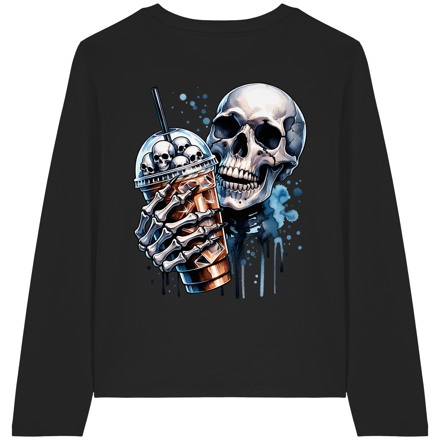 Chill Skull - Womens Organic Longsleeve