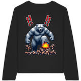 Teddy Terror - T-shirt bio à manches longues pour femme