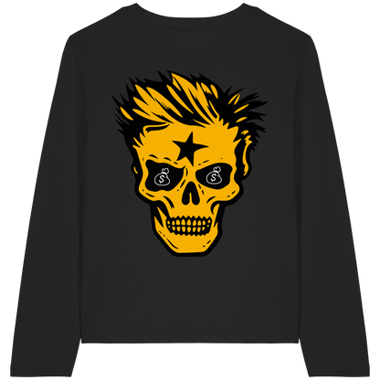 Golden Skull Dreams - Womens Organic Longsleeve