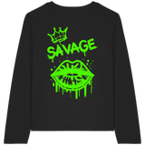 Kiss of Attitude - Womens Organic Longsleeve