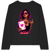 Queen of Hearts - Womens Organic Longsleeve