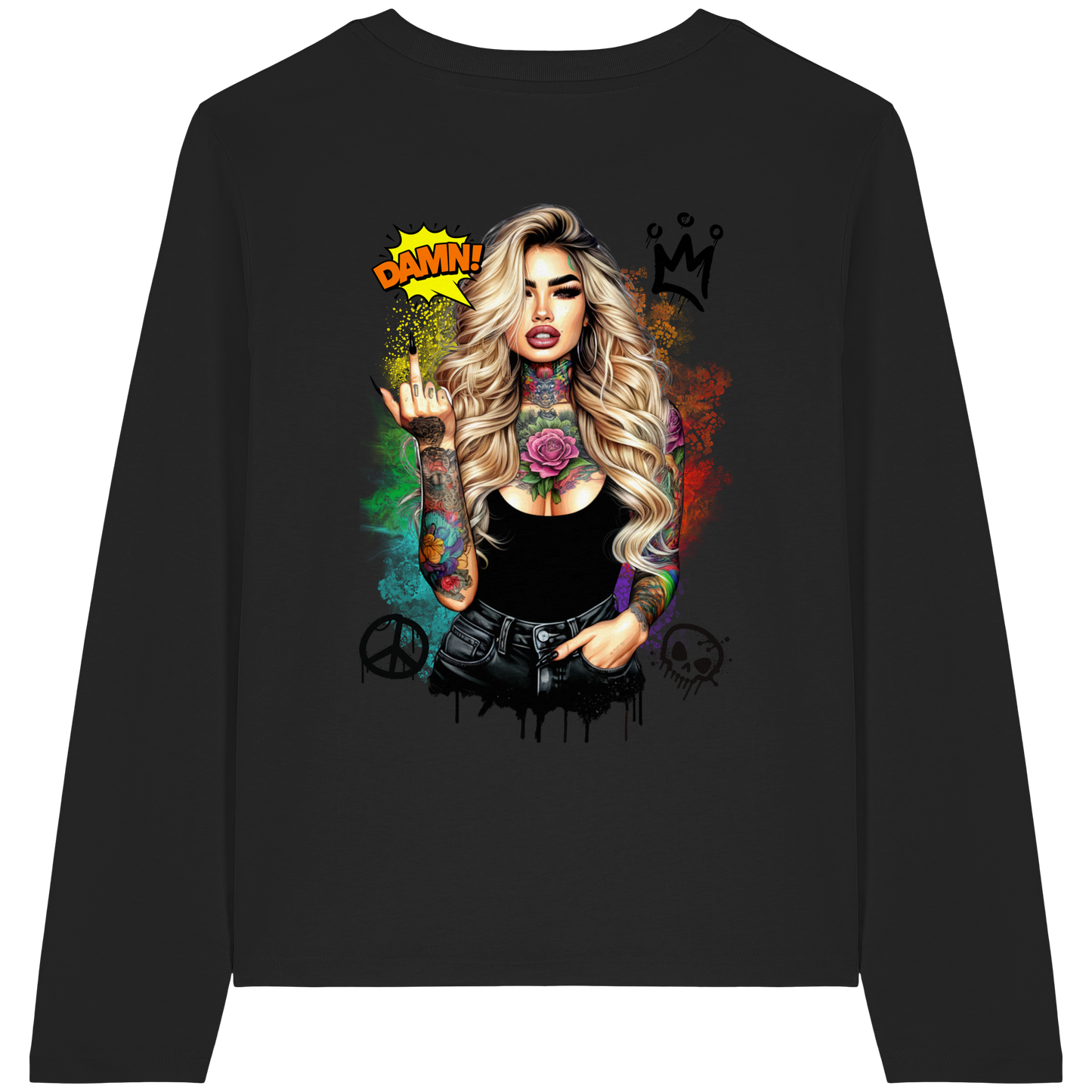 Ink Queen - Womens Organic Longsleeve