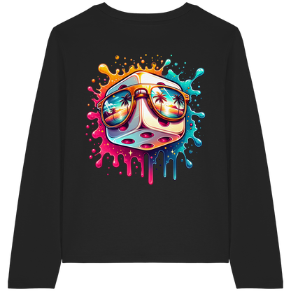 Sunset Vibes Dice - Womens Organic Longsleeve