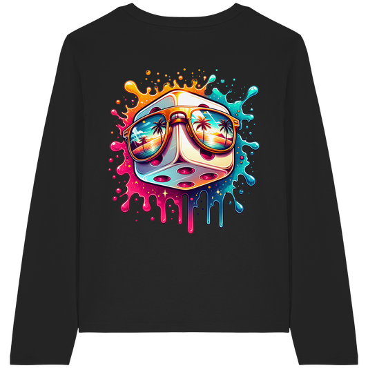 Sunset Vibes Dice - Womens Organic Longsleeve