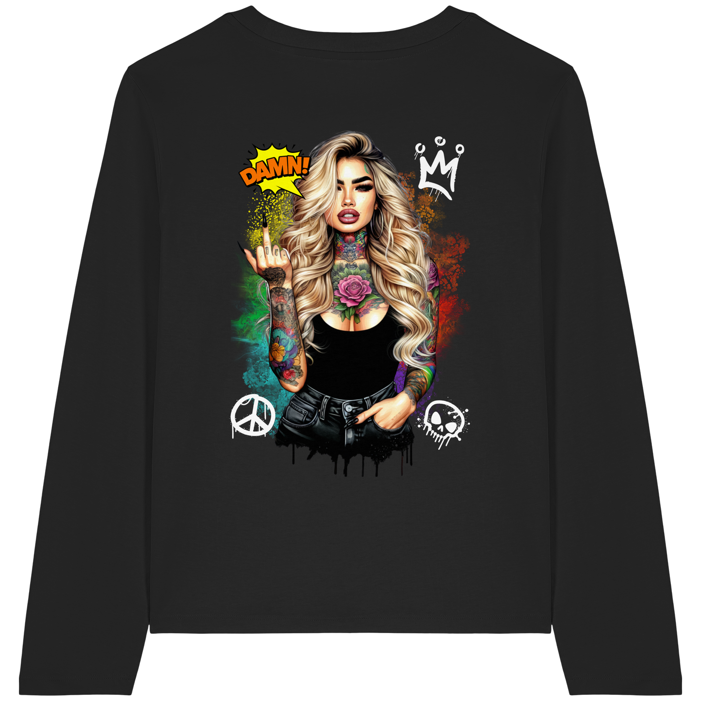 Ink Queen - Womens Organic Longsleeve