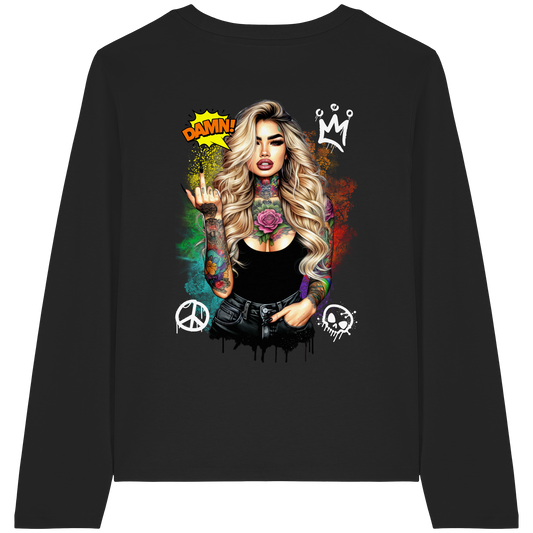 Ink Queen - Womens Organic Longsleeve