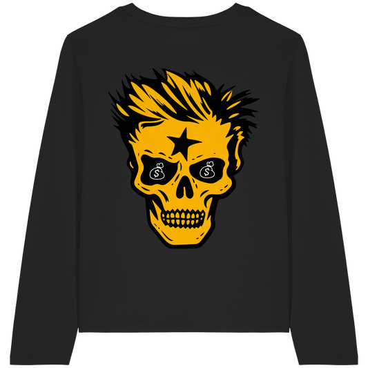 Golden Skull - Womens Organic Longsleeve