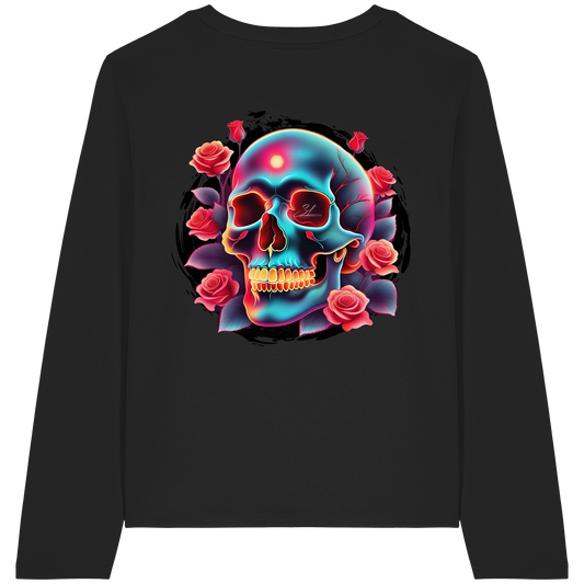 Glow Skull - Womens Organic Longsleeve