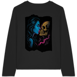 Kissing Skull - Womens Organic Longsleeve