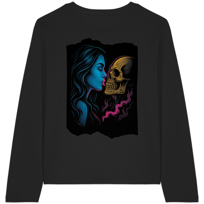 Kissing Skull - Womens Organic Longsleeve