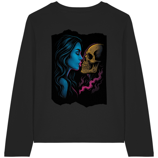 Kissing Skull - Womens Organic Longsleeve